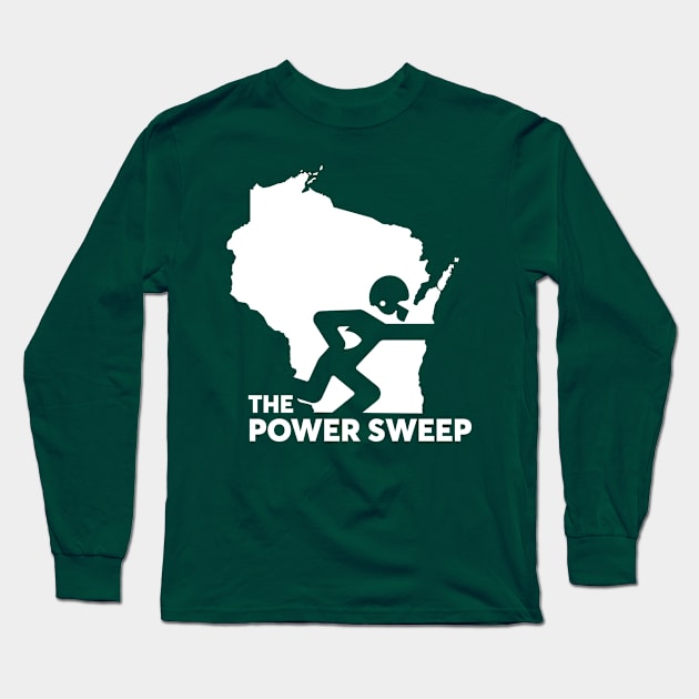 The Power Sweep Wisconsin Long Sleeve T-Shirt by The Power Sweep